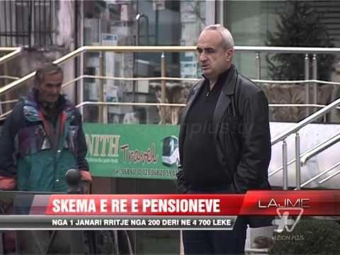 Skema e pensioneve për ata që dalin në janar - News, Lajme - Vizion Plus