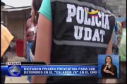 Prisión preventiva para los detenidos 