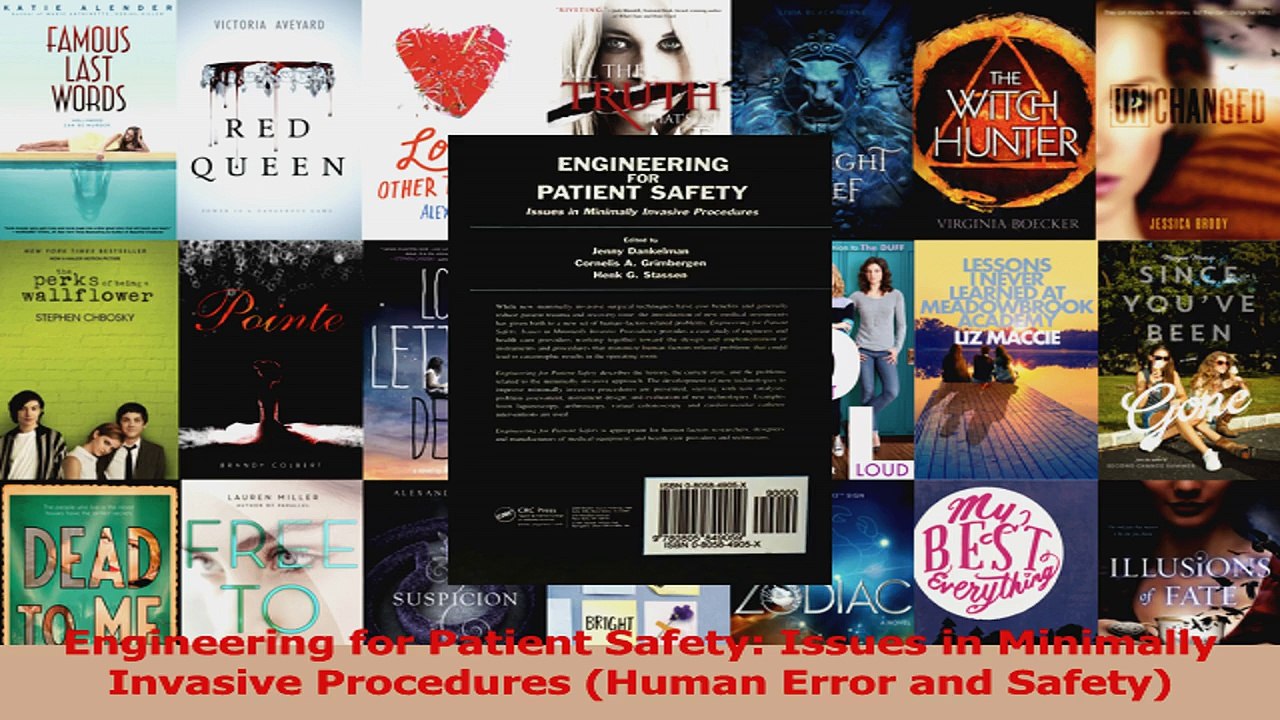 PDF Download  Engineering for Patient Safety Issues in Minimally Invasive Procedures Human Error and Download Full Ebook