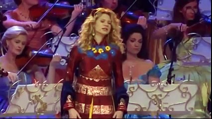 Ніч яка місячна оркестр Andre Rieu, солистка Анна Reker. Концерт в Venice
