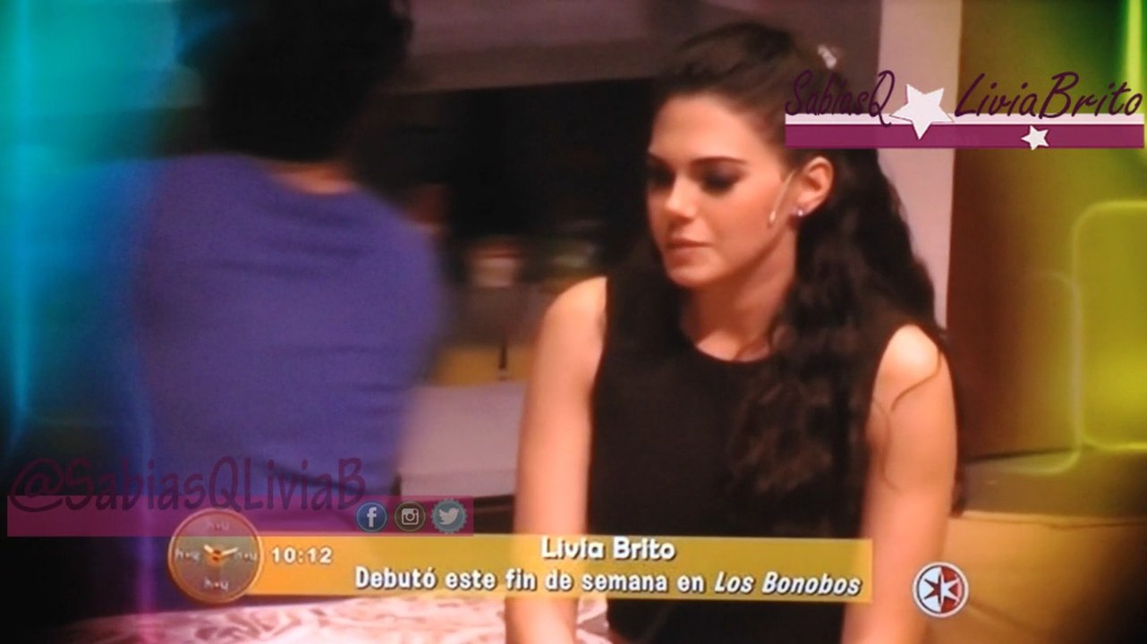 Livia Brito - Entrevista en su Debut Los Bonobos - Contenta de Interpretar a Maribel Guardia- @SabiasQLiviaB