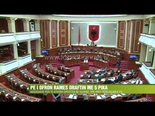 Descargar video: PE i ofron Ramës draftin me 5 pika. PPE pret përgjigjen e PD - Top Channel Albania - News - Lajme