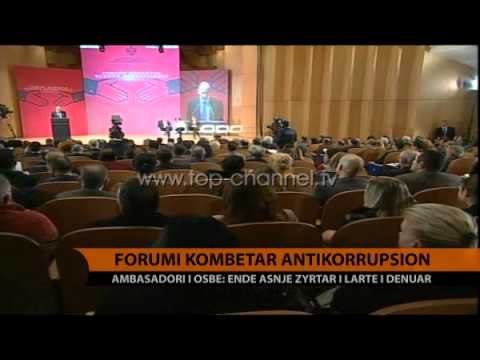Forumi kombëtar antikorrupsion - Top Channel Albania - News - Lajme