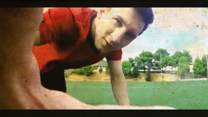 Lionel Messi hit camera with amazing long kick