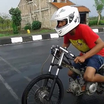 Setting Motor Bebek 4Tak 130cc Saat Wet Race Untuk Balapan Liar Dan Drag Bike Part 1