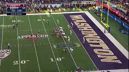 Washington upsets 20 Washington State wins Apple Cup - 2015 College Football Highlight