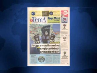 SHTYPI I DITES ME TITUJT KRYESORE TE FAQEVE TE PARA TE GAZETAVE SHQIPTARE E MARTE 16 DHJETOR 2014