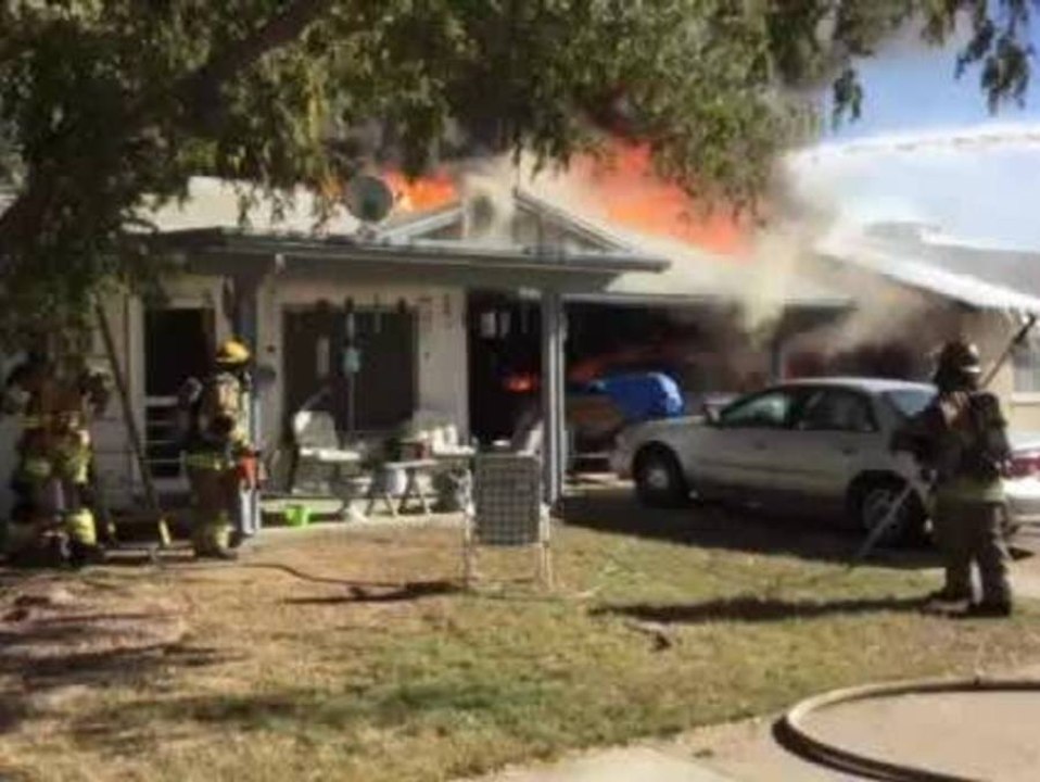 First Alarm double house fire in North Phoenix