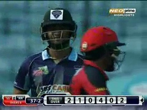 Shakib Al Hasan 33 runs _ 3 wickets vs Sylhet Super Stars _ BPL 2015