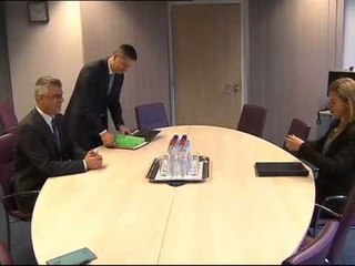 MOGHERINI PARALAJMERON TAKIMIN NDERMJET KRYEMINISTRAVE MUSTAFA DHE VUÇIÇ LAJM