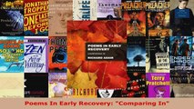 Read  Poems In Early Recovery Comparing In Ebook Free