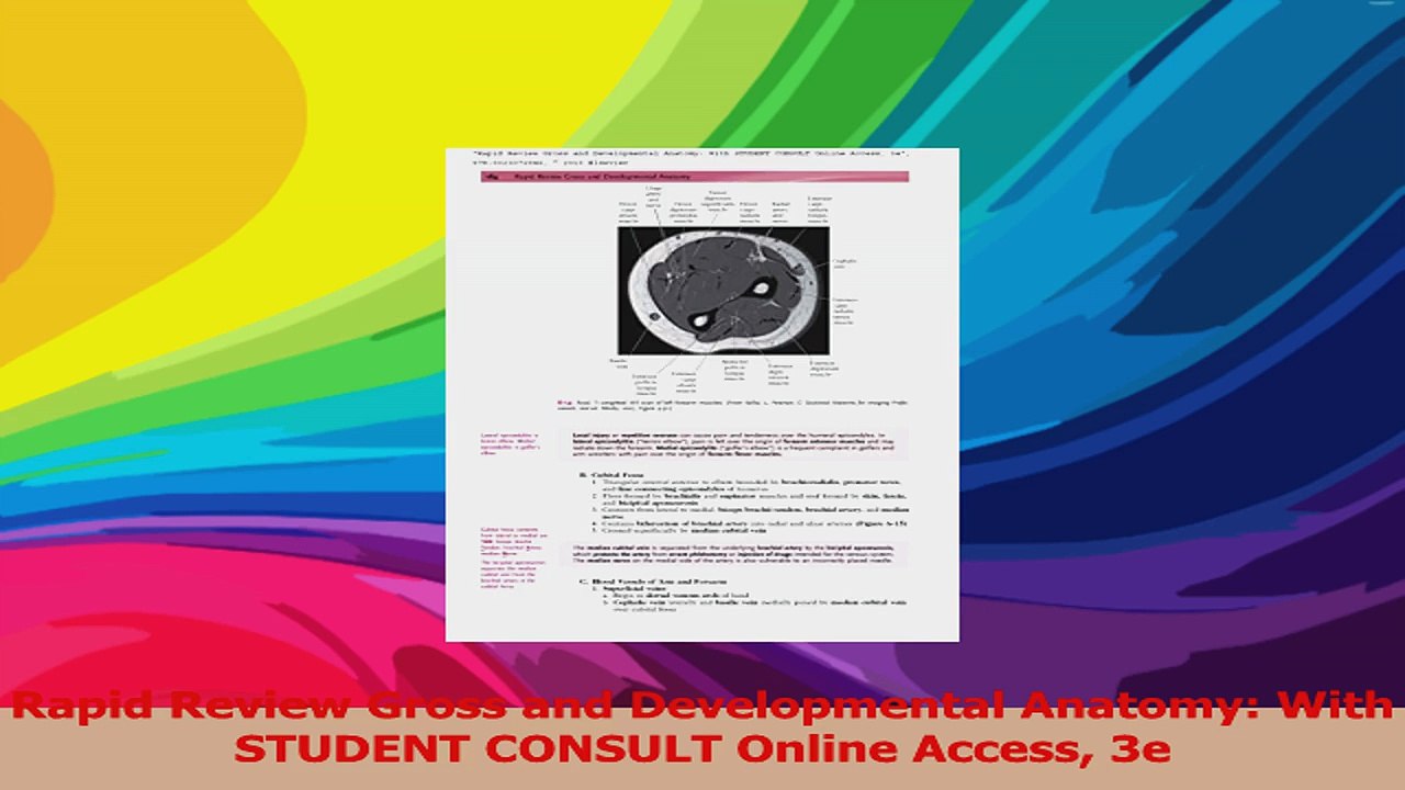 Rapid Review Gross and Developmental Anatomy With STUDENT CONSULT Online Access 3e PDF