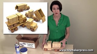 Wood Toy Plans - Table Saw - Four Easy To Make Trucks