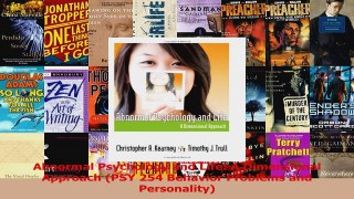 Read  Abnormal Psychology and Life A Dimensional Approach PSY 254 Behavior Problems and Ebook Free