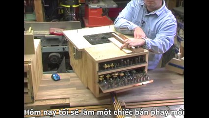 SNW47- Build your own Festool CMS style homemade router table with sliding table