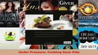 Download  Under Pressure Cooking Sous Vide Ebook Online
