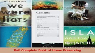 Read  Ball Complete Book of Home Preserving Ebook Free