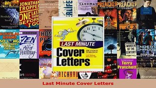 Read  Last Minute Cover Letters EBooks Online