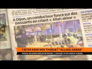 Tjetër krim nën thirrjet `Allahu Akbar` - Top Channel Albania - News - Lajme