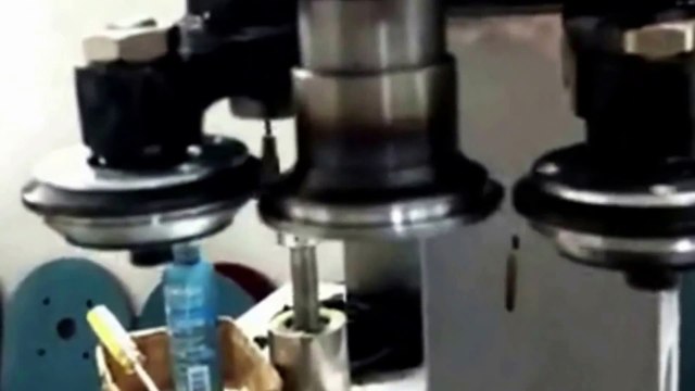 Máy viền mí lon nhôm, lon thiếc, lon giấy, Máy ghép mí lon bán tự động