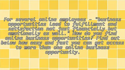 Discover Where Online Business Opportunities Lead