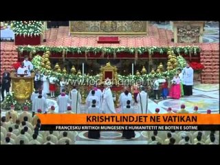 Krishtlindjet në Vatikan - Top Channel Albania - News - Lajme