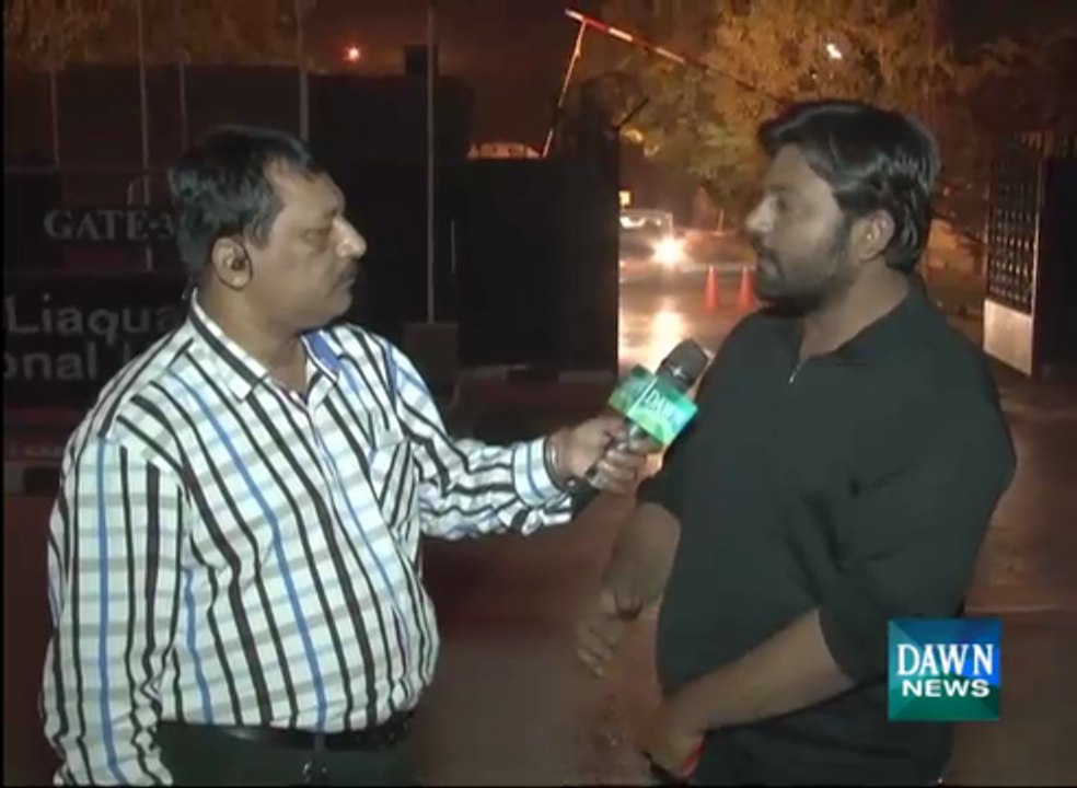 DawnNews DSNG van attacked in Karachi