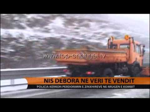 Nis dëbora në veri të vendit - Top Channel Albania - News - Lajme