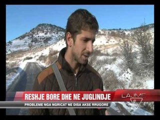 Download Video: Reshje bore dhe në juglindje, probleme nga ngricat në disa akse rrugore - News, Lajme - Vizion Plus