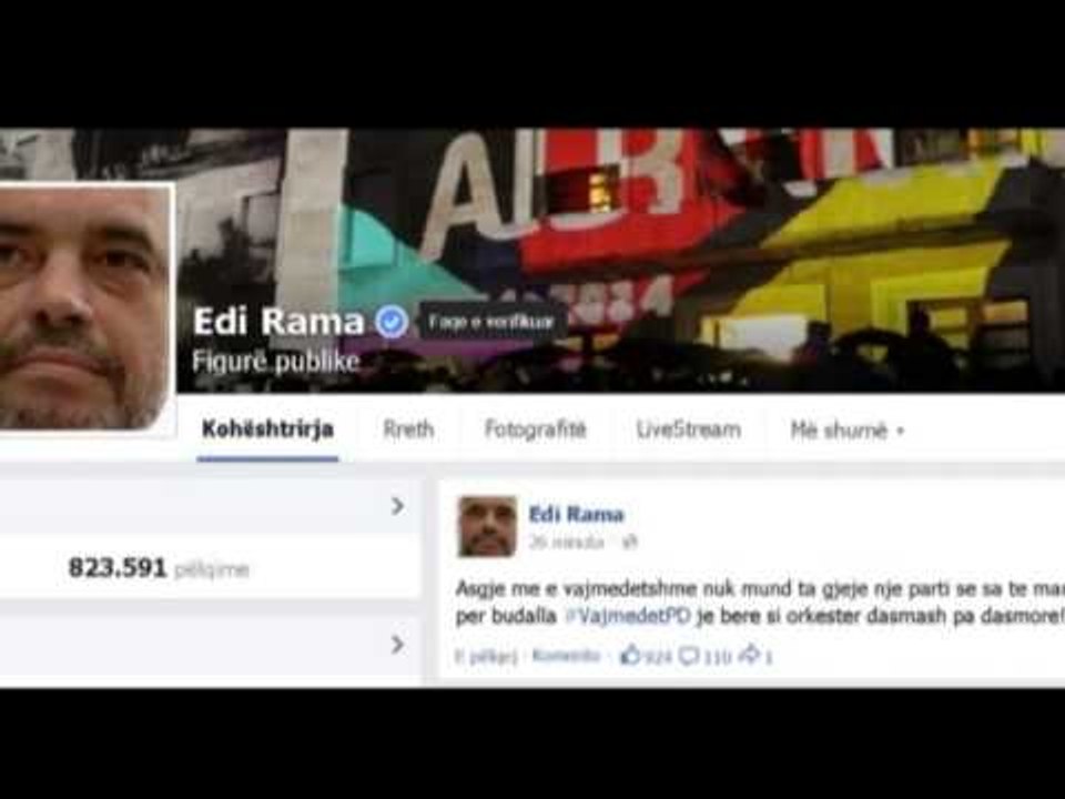 NDRYSHIMI I CMIMIT TE ENERGJISE ELEKTRIKE RAMA E BASHA, REPLIKA NE RRJETET SOCIALE