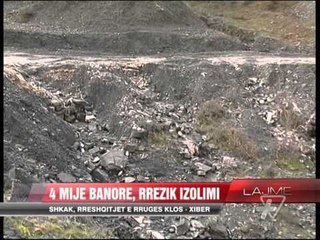 Rruga e Xibrit. 4 mijë banorë, rrezik izolimi - News, Lajme - Vizion Plus