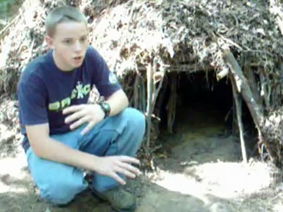 How To Build a Semi - Permanent Shelter (part 2).avi