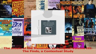 Download  The Insula of the Menander at Pompeii Volume III The Finds a Contextual Study Ebook Free