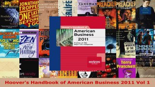 Read  Hoovers Handbook of American Business 2011 Vol 1 Ebook Free