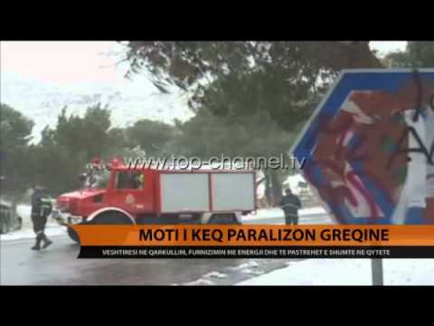 Moti i keq paralizon Greqinë - Top Channel Albania - News - Lajme