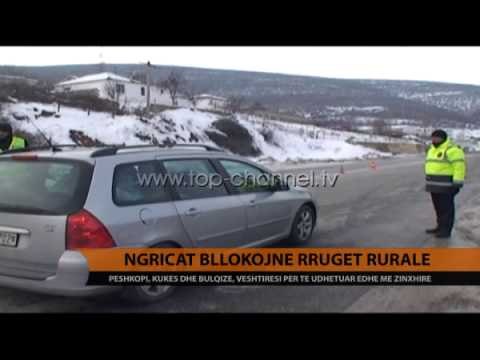 Dibër, moti i ftohtë bllokon disa rrugë - Top Channel Albania - News - Lajme