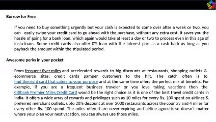 Advantages and Disadvanges of Credit Cards in India