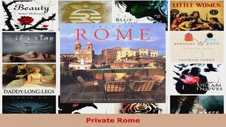Read  Private Rome EBooks Online