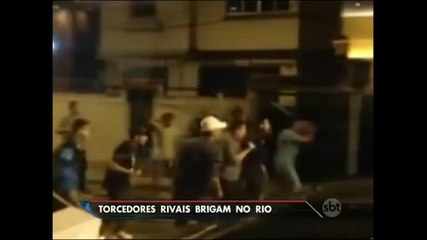 Torcedores do Vasco e do Flamengo entram em confronto no Rio de Janeiro