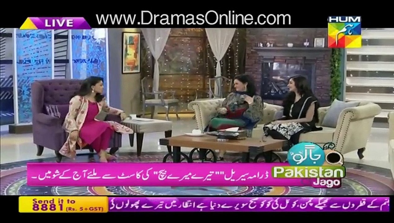 Jago Pakistan Jago with Sanam Jung – 27th November 2015 -Part 1-Exclusive Interview  of Saba Faisal And Sanam Chaudhary
