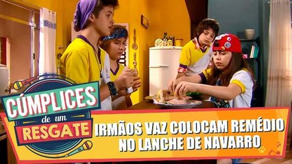 Irmãos Vaz colocam remédio no lanche de Navarro