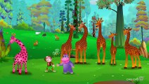 Finger Family Giraffe - ChuChu TV Animal Finger Family Nursery Rhymes Songs For Children