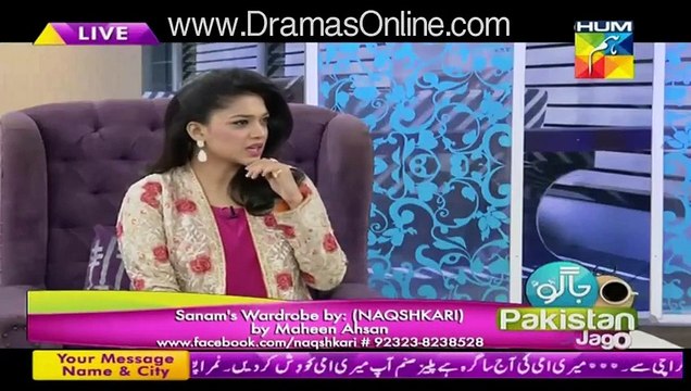 Jago Pakistan Jago with Sanam Jung – 27th November 2015 -Part 3-Exclusive Interview of Saba Faisal And Sanam Chaudhary