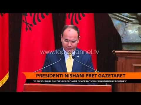 Presidenti Nishani pret gazetarët - Top Channel Albania - News - Lajme