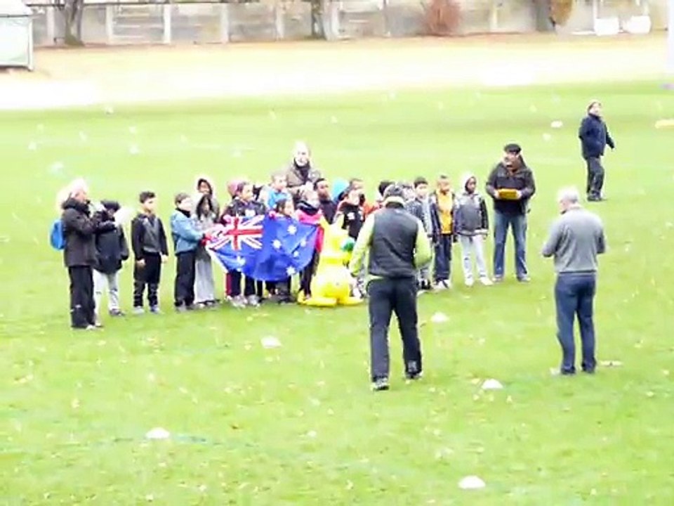 Hymne National Australien chanté par la classe de CM1
