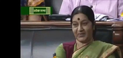 Asaduddin Owaisi Hot Argument with Sushma Swaraj In Parliament