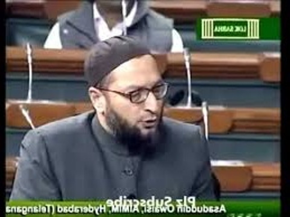 Watch Angry Asaduddin Owaisi Vs PM Modi Speech in Lok Sabha  Hatt's Off