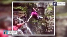 Watch dangerous bungee jumping