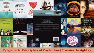 Read  Epigenetic Principles of Evolution Elsevier Insights Ebook Free