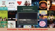 Read  Examples The Making of 40 Photographs Ebook Free